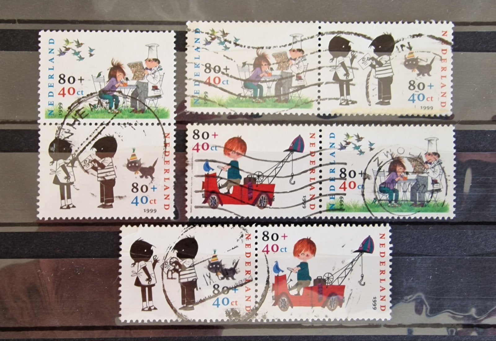 kv1191 Nederlandpostzegels 1999 - Kinderpostzegels, Ophalen of Verzenden, Na 1940, Gestempeld