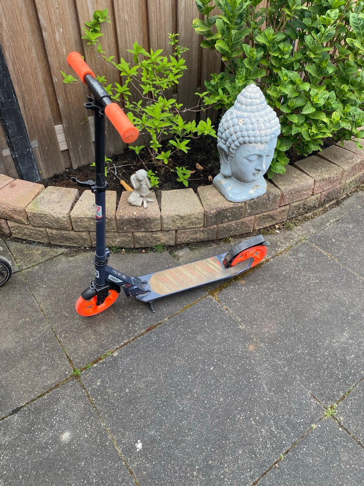 Stuntstep Oxelo MF One - Oranje/Zwart, Fietsen en Brommers, Steps, Ophalen, Gebruikt, Gewone step
