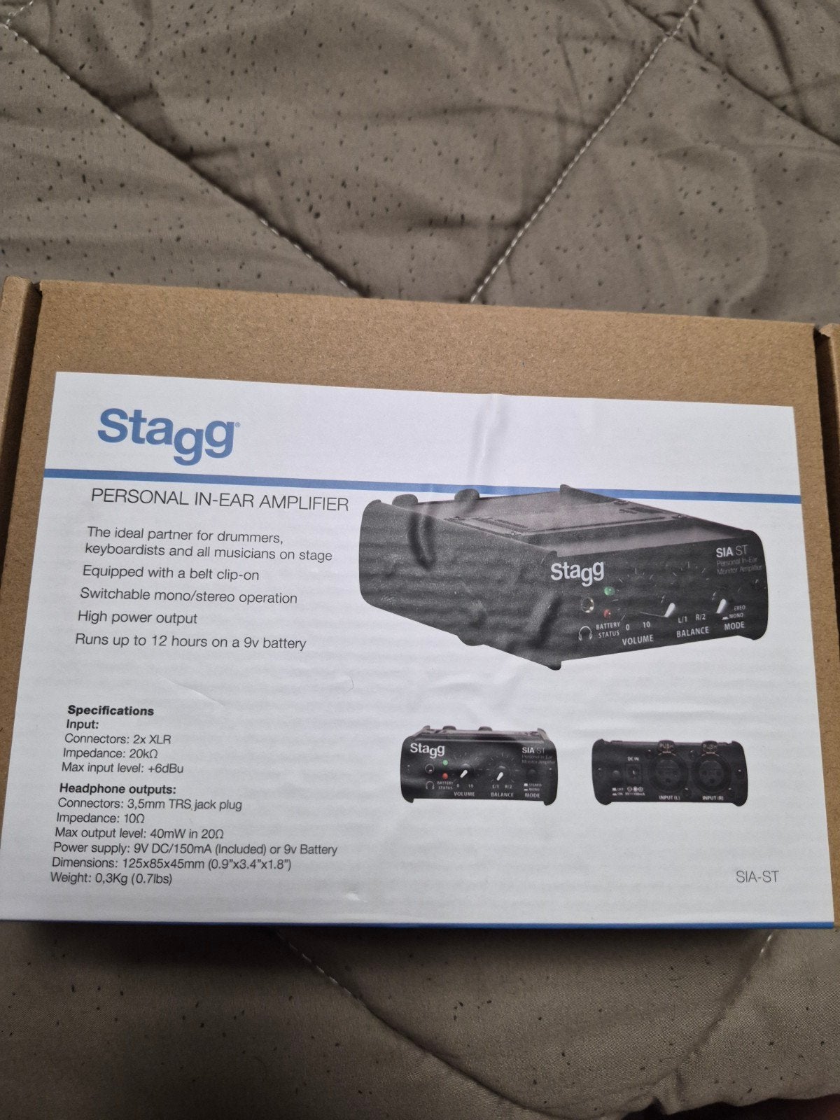 Stagg SIA-ST Persoonlijke In-Ear Monitor Versterker, Ophalen of Verzenden
