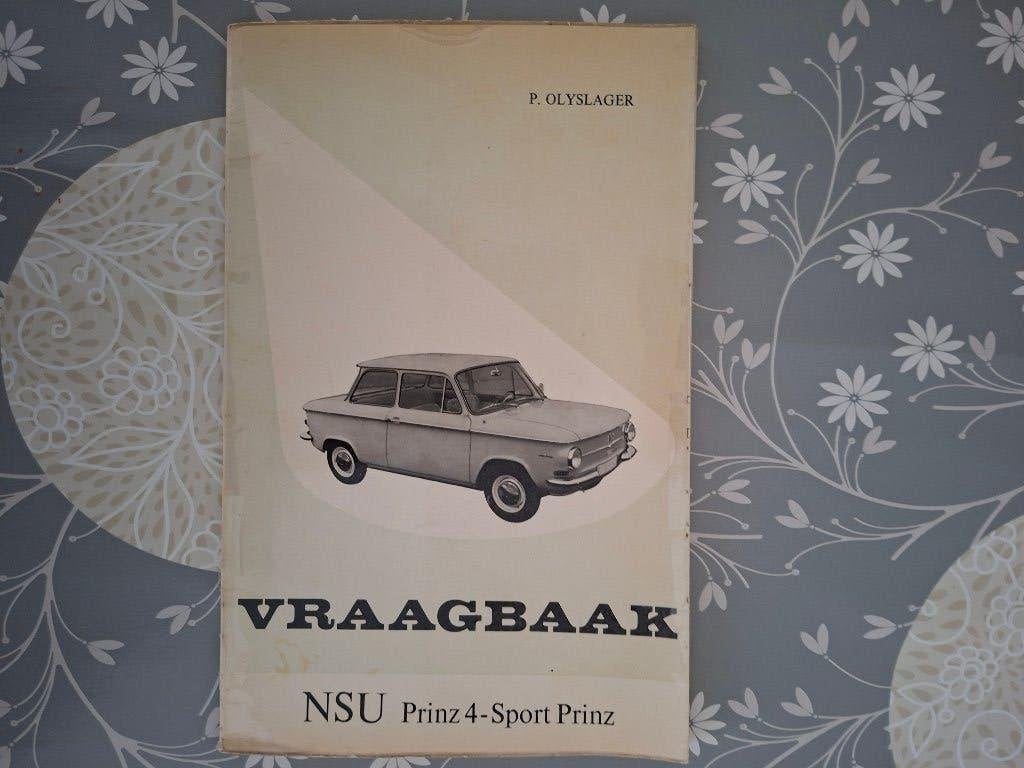 Vraagbaak NSU Prinz 4-Sport vanaf 1962, Ophalen of Verzenden