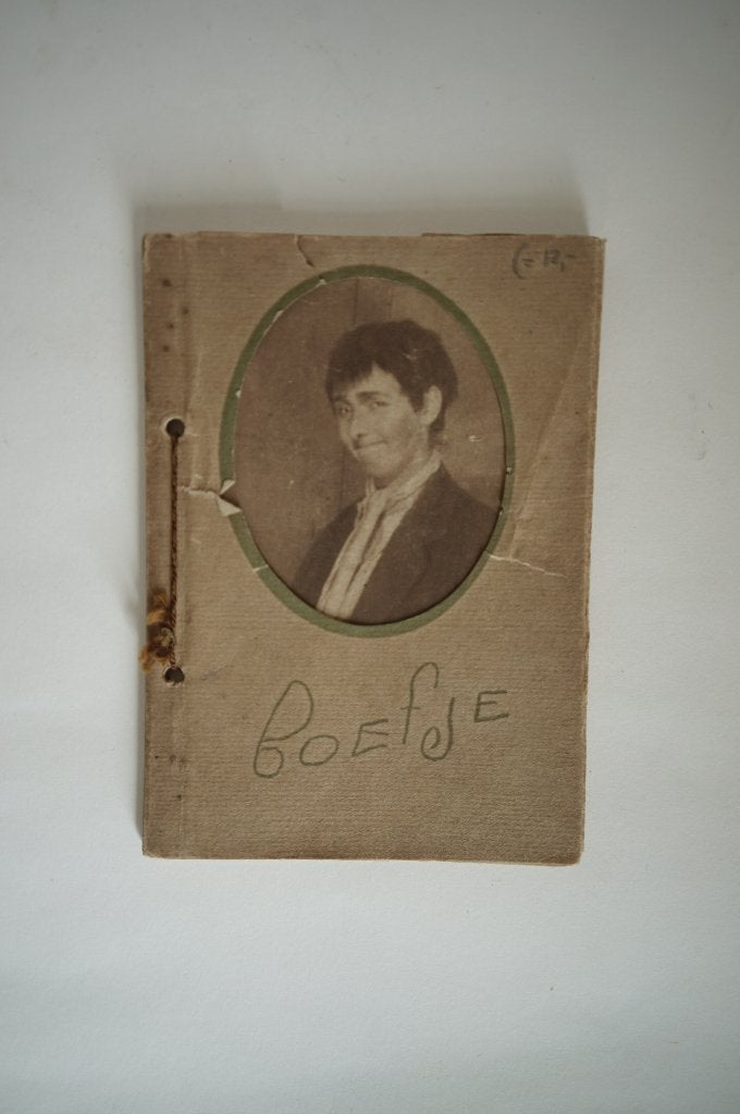 vintage antiek mapje met 10 ansichten, Boefje Annie van Ees, Ophalen of Verzenden, 1920 tot 1940, Sterren en Beroemdheden