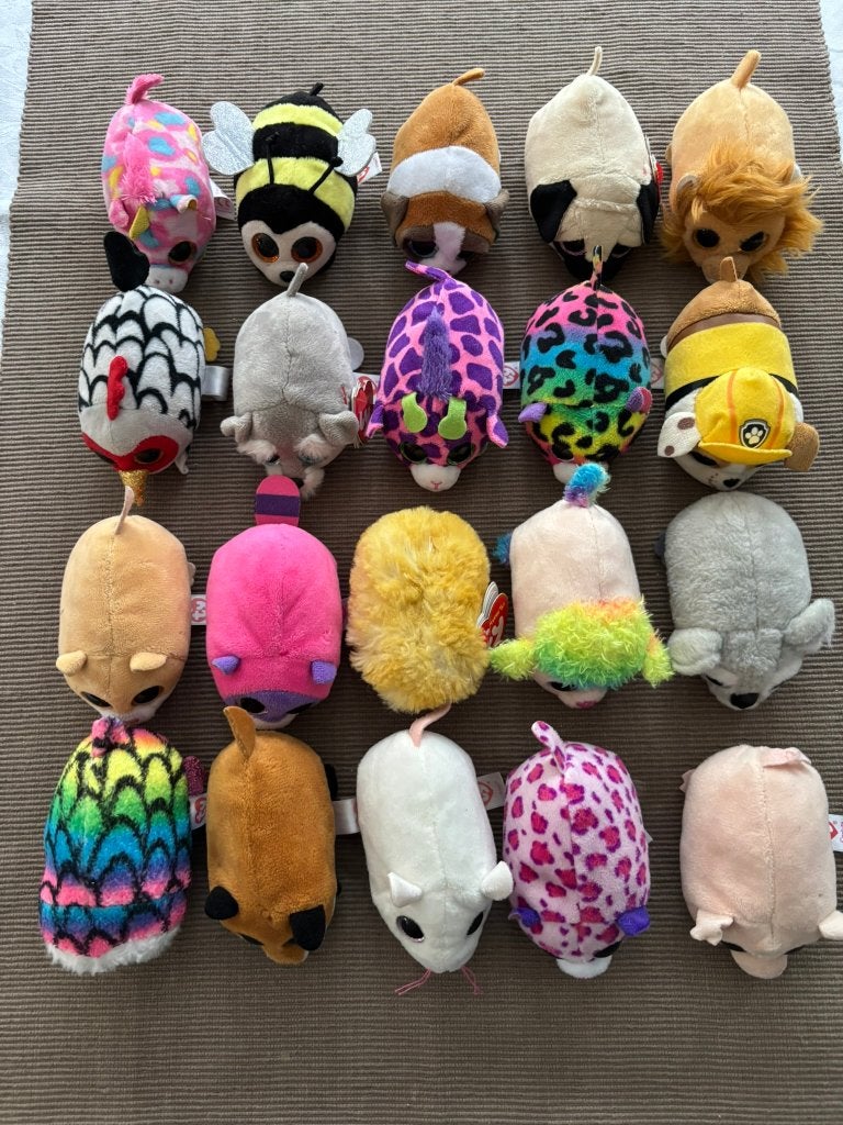Ty beanie boos teeny tys - verschillende dieren 20 stuks!, Kinderen en Baby's, Speelgoed | Knuffels en Pluche, Overige karakters