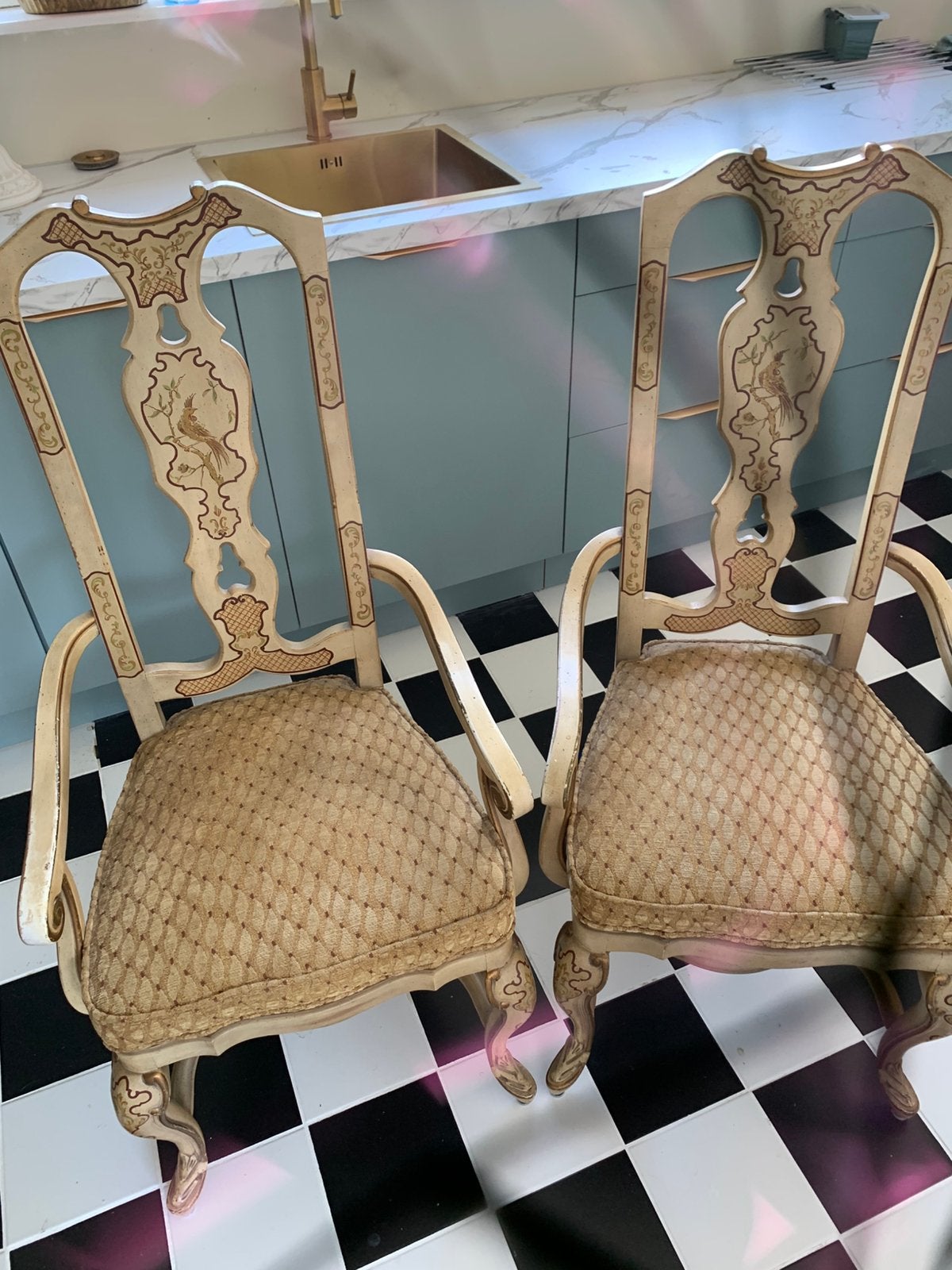 Set eetkamer stoelen, Ophalen