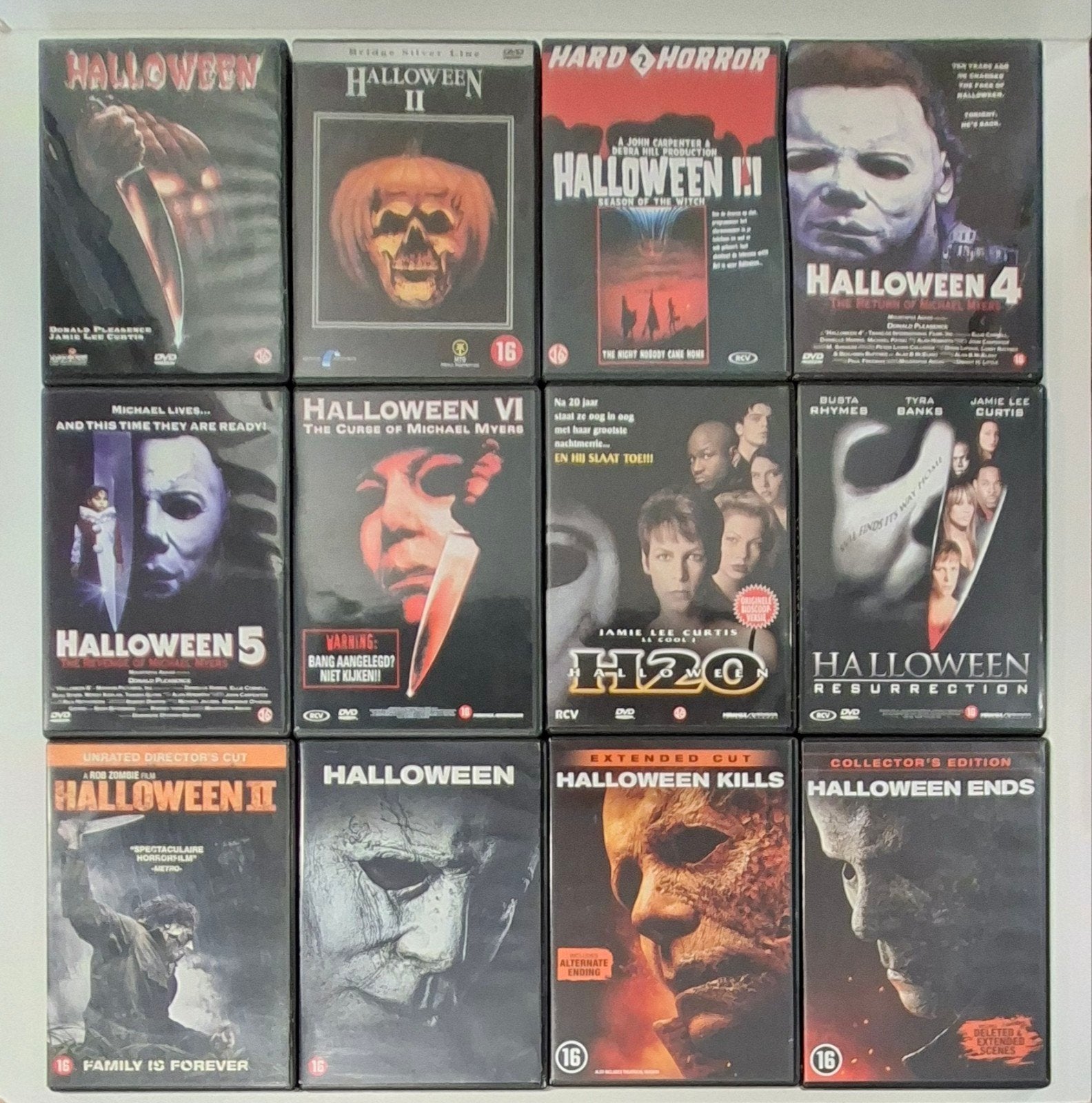 Halloween complete collectie alle (13 films), Alle leeftijden, Ophalen of Verzenden, Zo goed als nieuw, Overige genres