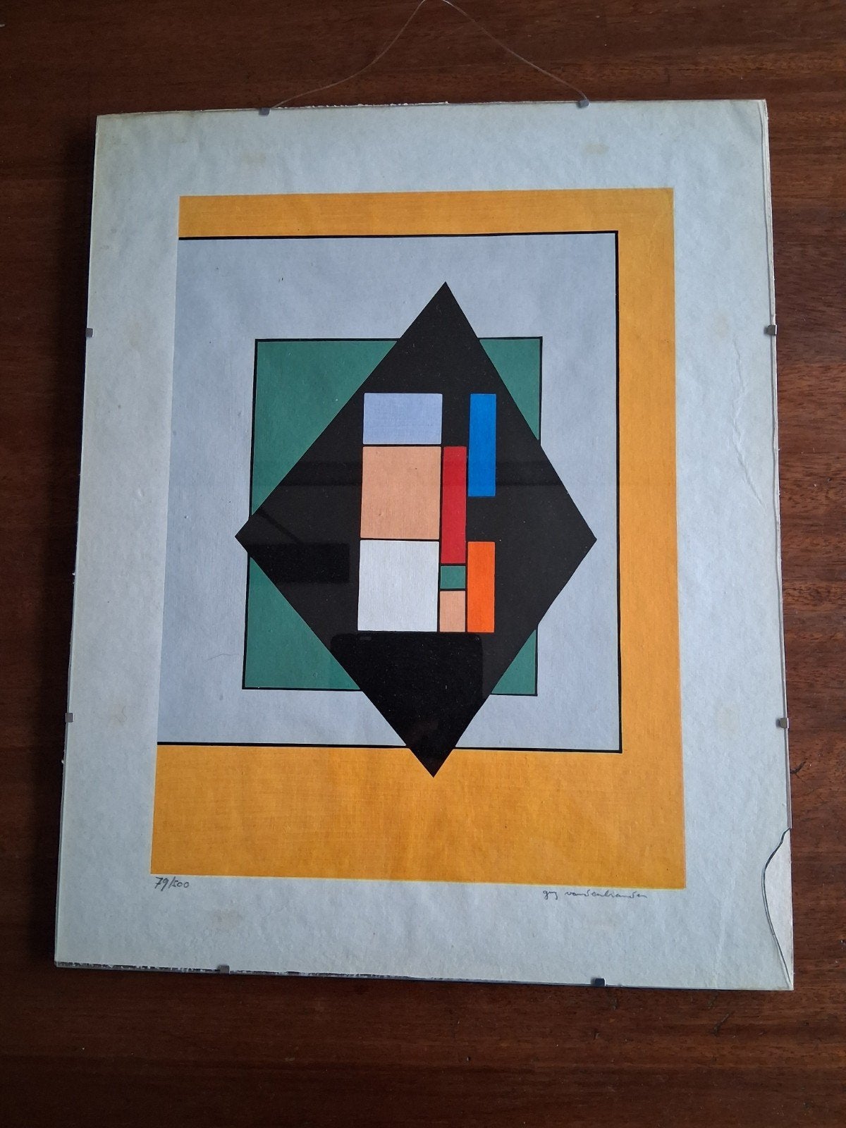 litografie Guy Vandenbranden 1926-2014, Ophalen of Verzenden
