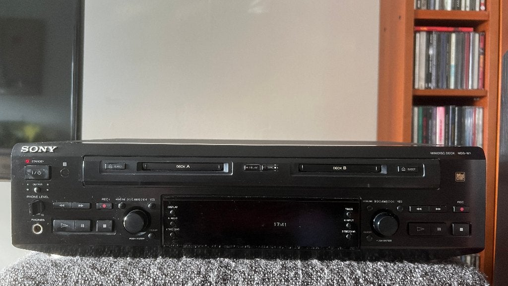 Sony MDS-W1 MiniDisc Recorder / Player (zeldzaam), Ophalen of Verzenden, Minidisc-recorder