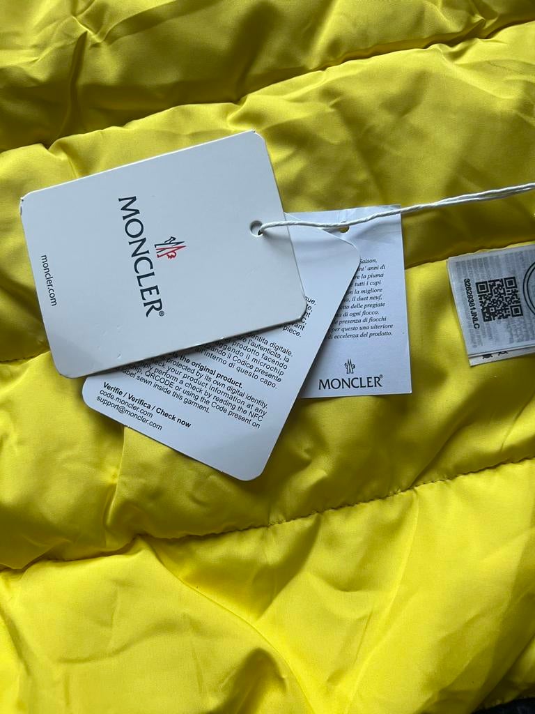 Moncler Bodywarmer Blauw Maat L, Ophalen of Verzenden, Zo goed als nieuw