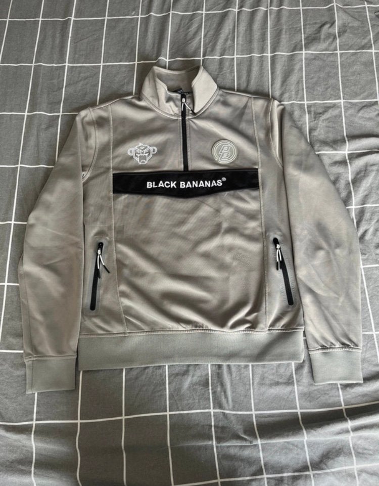 Jongens Black Bananas Zipper maat S, Ophalen of Verzenden, Zo goed als nieuw, Maat 46 (S) of kleiner, Grijs