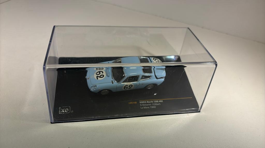 Simca Abarth 1300 #62 le mans 1962 ixo 1.43, Overige merken, Auto, Ophalen of Verzenden, A