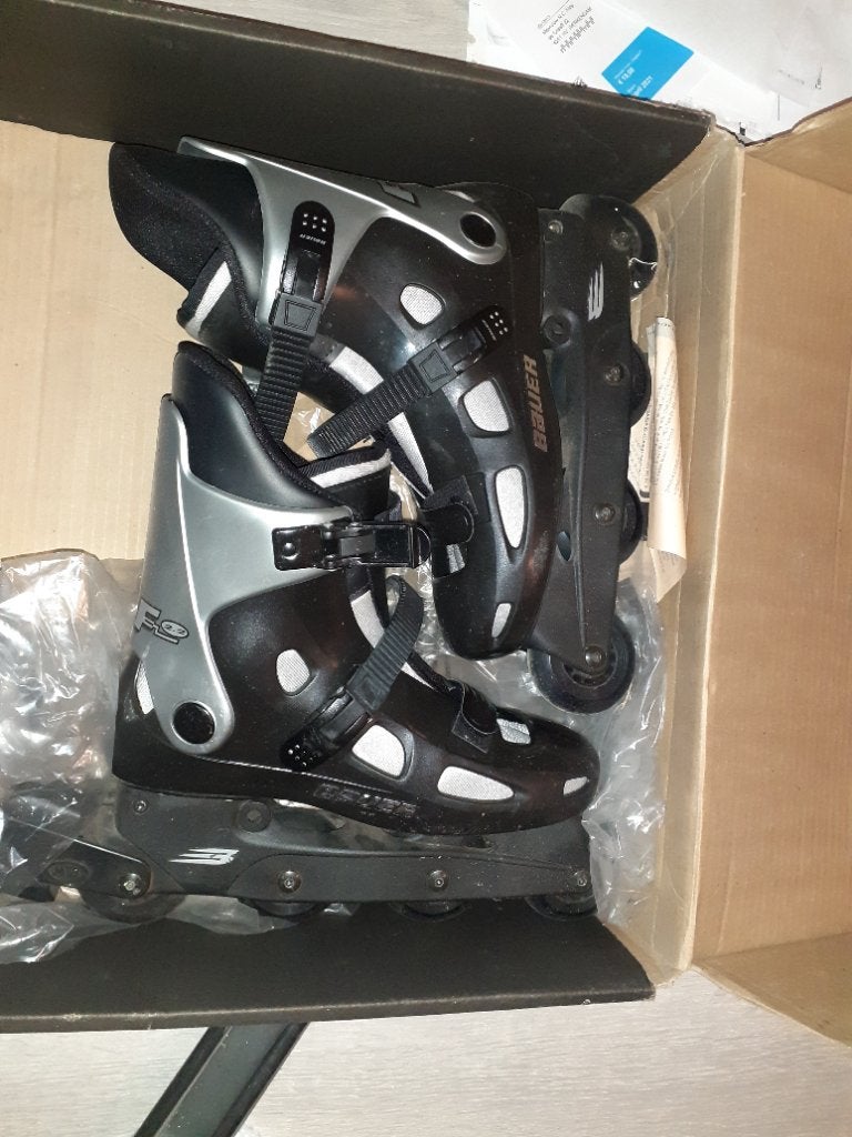 Skeelers te koop, Ophalen, Gebruikt, Bauer, Inline skates 4 wielen