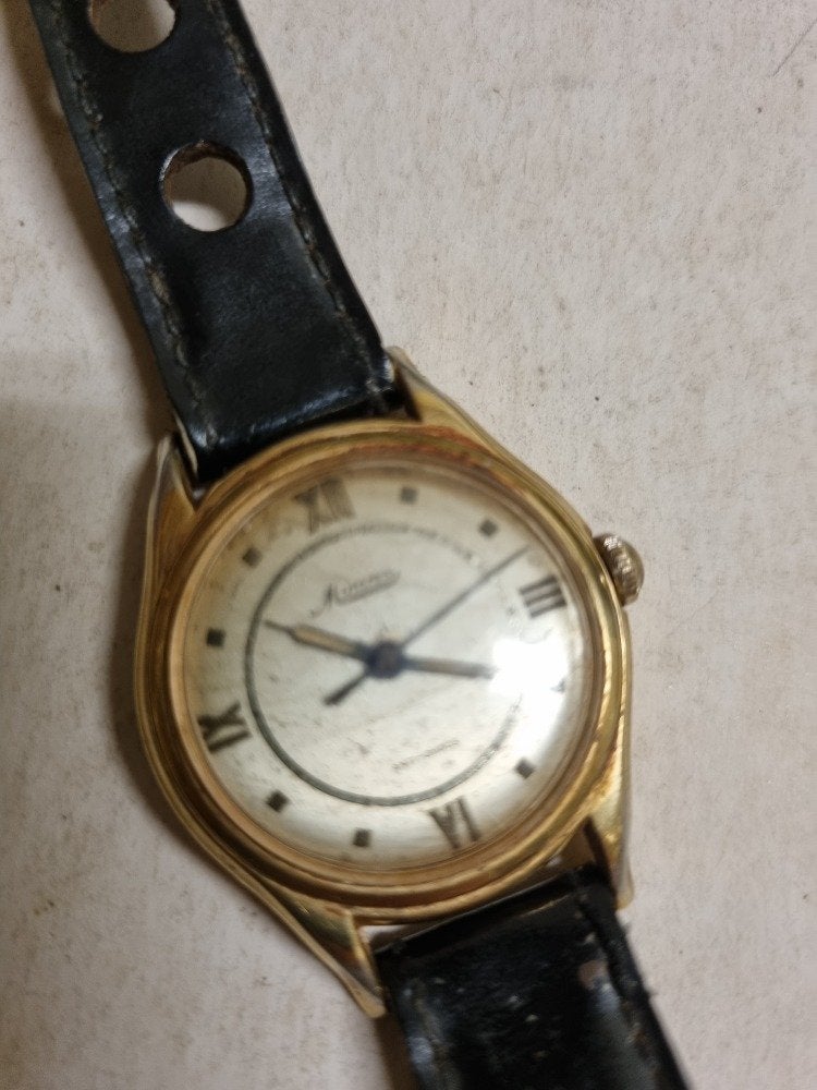 horloge heren minerva vintage 1970, Ophalen of Verzenden, 'T Olde Gre-j, Info@toldegrej.nl, Endepoelstraat 20f Didam