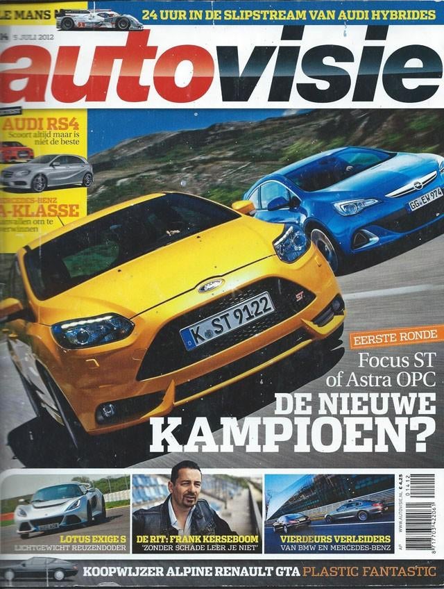 Autovisie 14 2012: Renault Alpine GTA - Opel Astra OPC - BMW, Ophalen of Verzenden, Gelezen, Algemeen