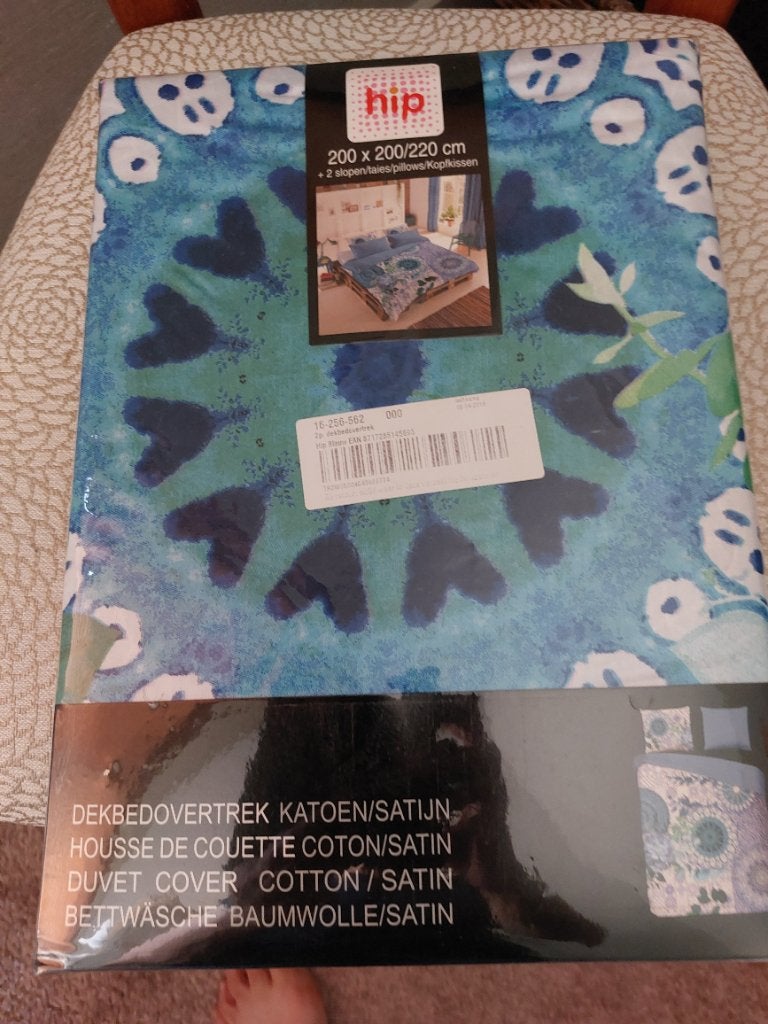 Nieuw Dekbedovertrek Hip 200x200/220 cm + 2 kussenslopen, Kinderen en Baby's, Kinderkamer | Beddengoed, Overige merken, Nieuw