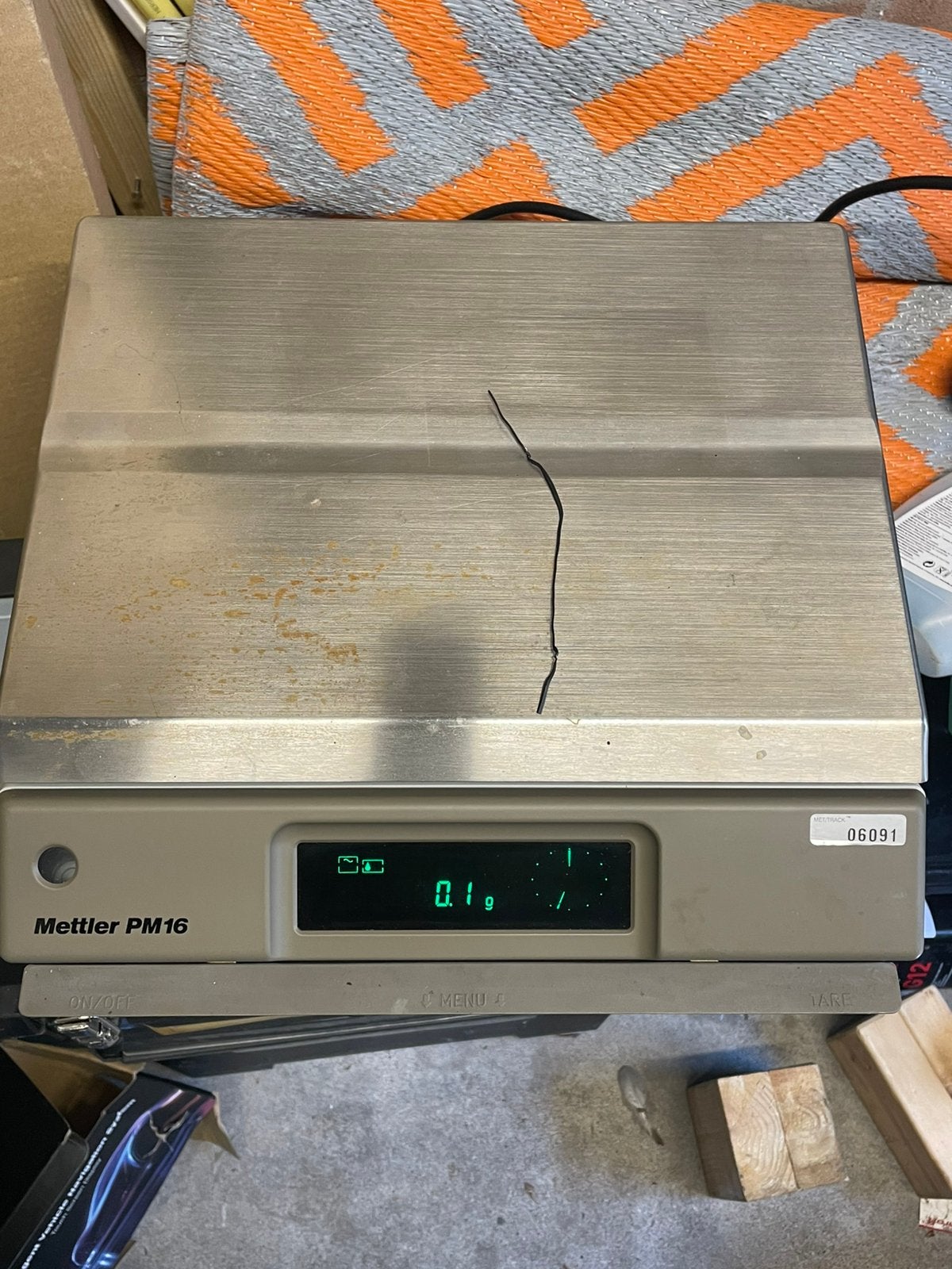 METTLER PM16 precisieweegschaal, Ophalen of Verzenden, Zo goed als nieuw, Personenweegschaal, 100 kg of meer
