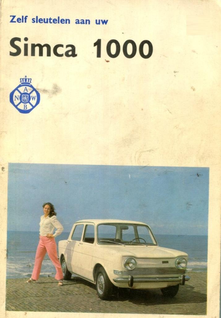 Zelf sleutelen aan uw Simca 1000 ANWB Instructieboek, Ophalen of Verzenden, Zo goed als nieuw, Overige merken, Zelf sleutelen aan uw Simca 1000 ANWB Instructieboek