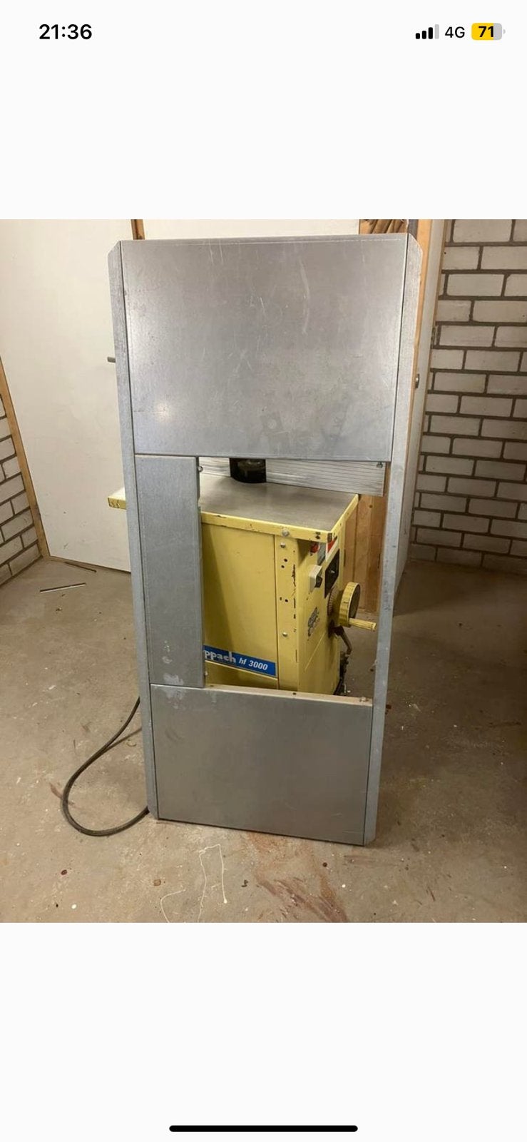 Scheppach HF30 HF33 HF3000 tafelverbreding, Ophalen, Zo goed als nieuw