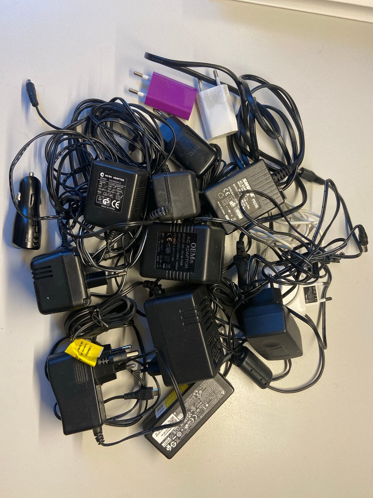 Diverse opladers en adapters - Grote partij, Ophalen of Verzenden, Gebruikt