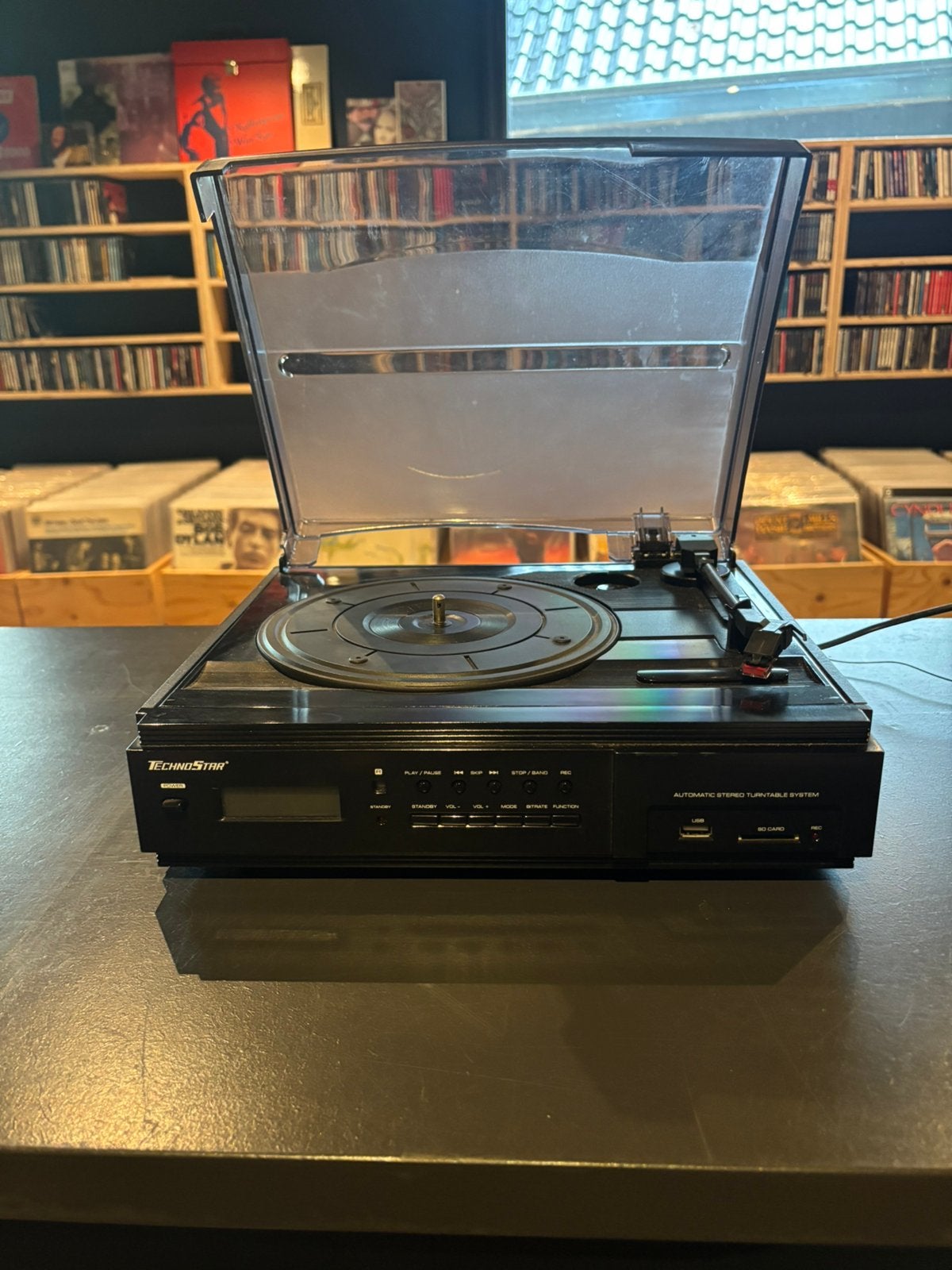 TechnoStar automatic stereo turntable, Ophalen, Gebruikt, Platenspeler, Overige merken