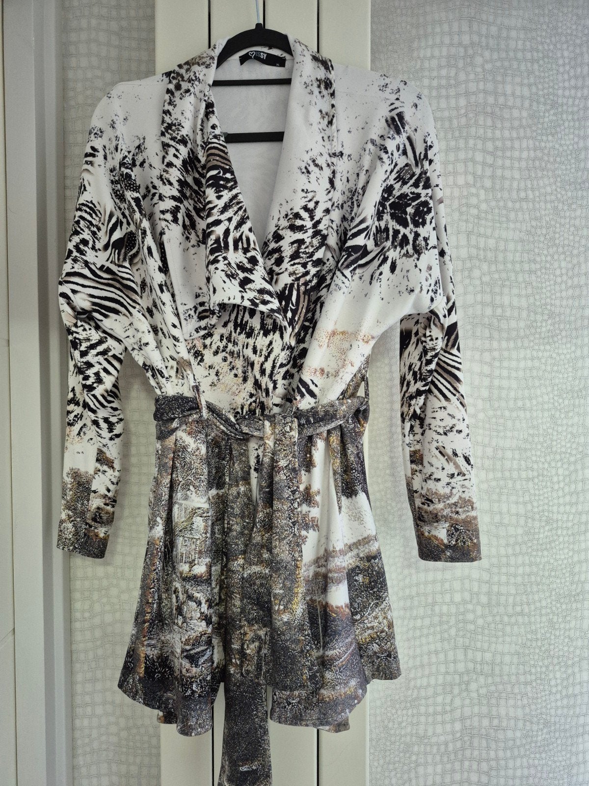 Missy Kimono Stijl Vest Maat XL met Prachtige Print, Meerkleurig, Maat 46/48 (XL) of groter, Missy, Ophalen of Verzenden