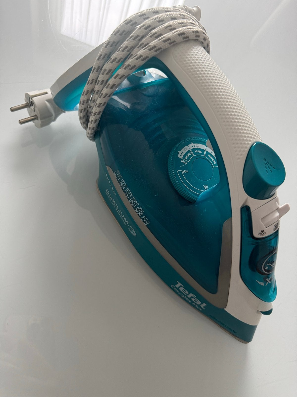 Tefal EasyGliss Plus FV5737 - Stoomstrijkijzer, Ophalen of Verzenden, Zo goed als nieuw, Strijkijzer met snoer
