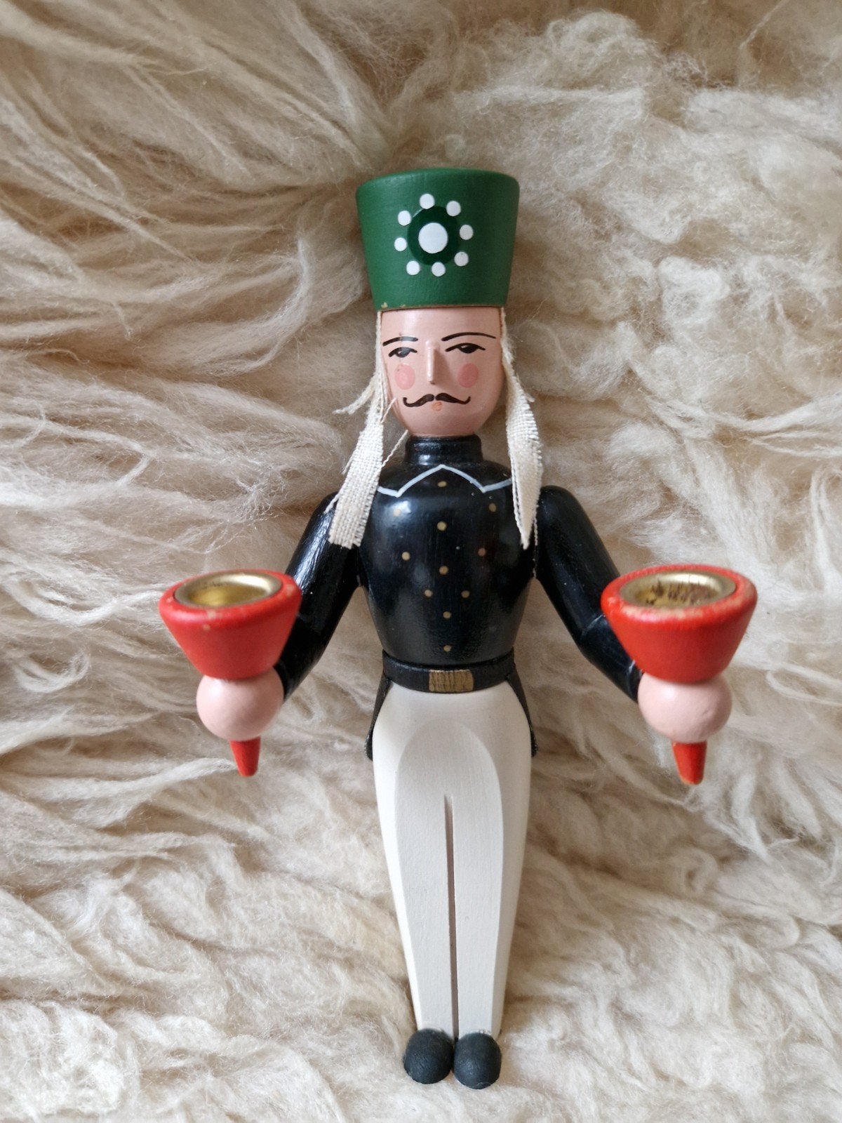 Oude Ertsgebergte Bergmann houten figuur, Diversen, Kerst, Ophalen of Verzenden