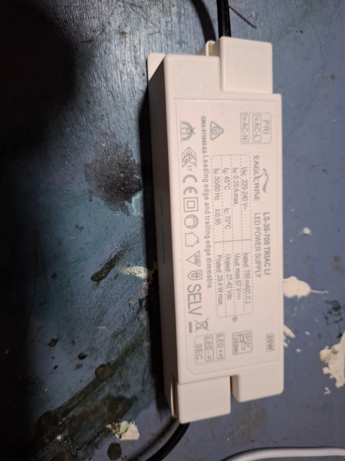 Eaglerise LS-30-700 TRIA C LED Driver 30W, 30 tot 60 watt, Dimbaar, Overige typen, Nieuw