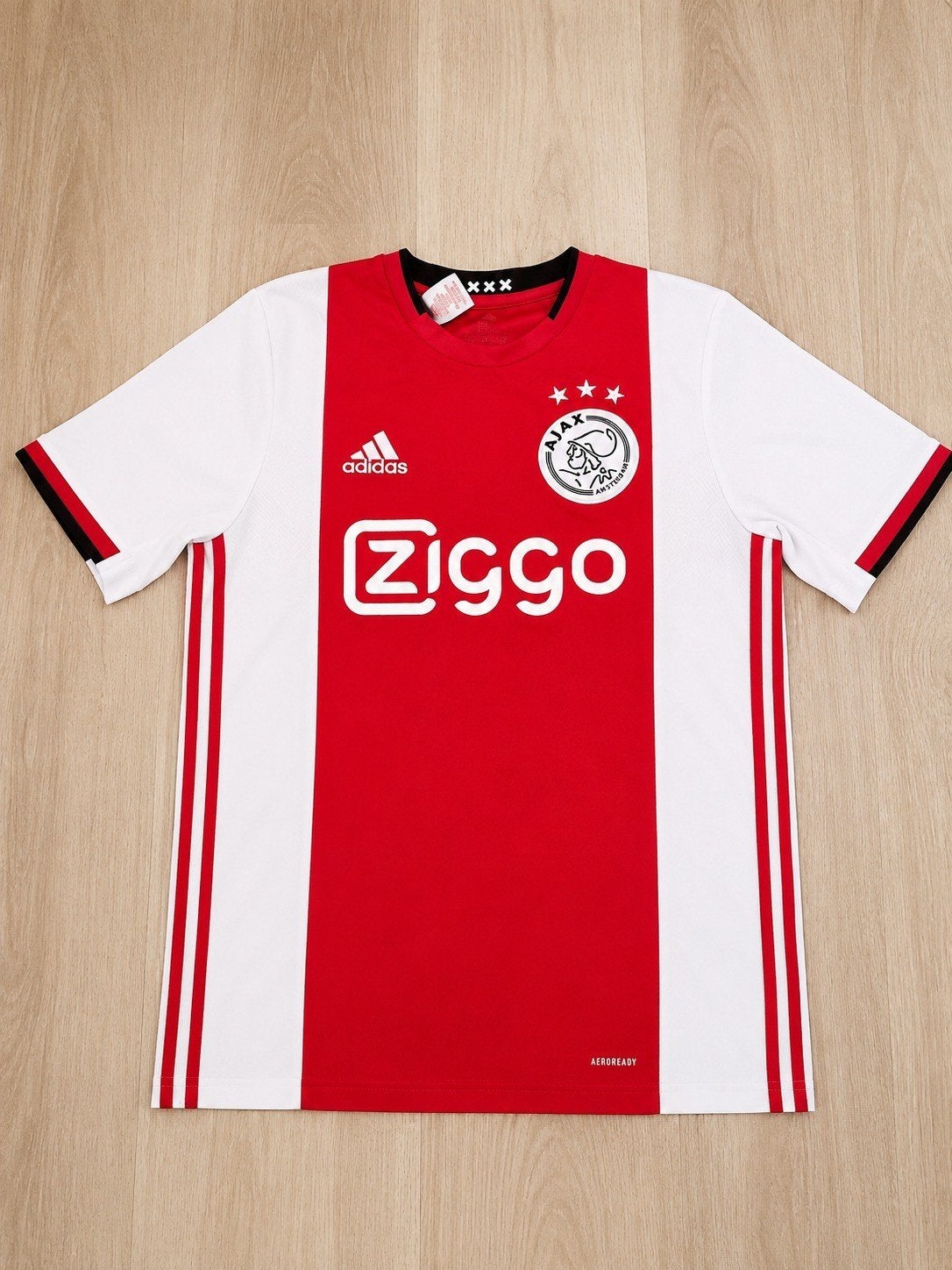 Ajax Adidas Thuisshirt XL - Ziggo - Goede staat, Maat XL, Verzenden, Zo goed als nieuw, Shirt