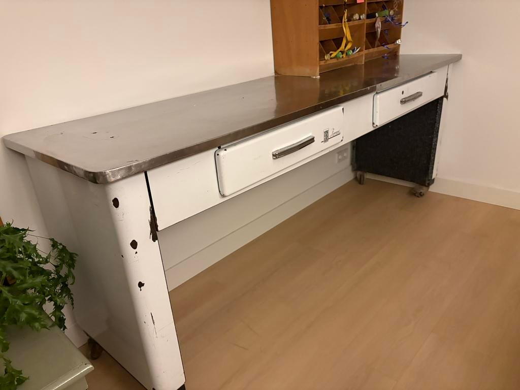 Werkbank, slagerstafel, bakkerstafel, Ophalen