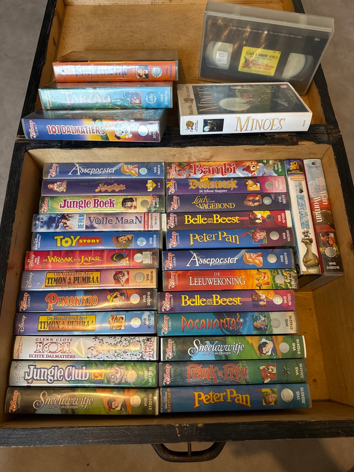Grote collectie Disney VHS-banden - Klassiekers, Cd's en Dvd's, Gebruikt, Alle leeftijden, Kinderfilm, VHS