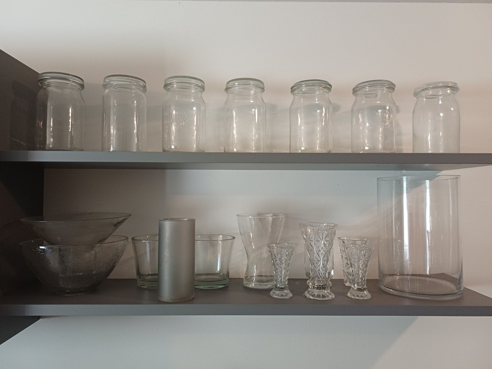 Te koop, veel zuiver kristal glazen, Huis en Inrichting, Ophalen, Glas, Cd's