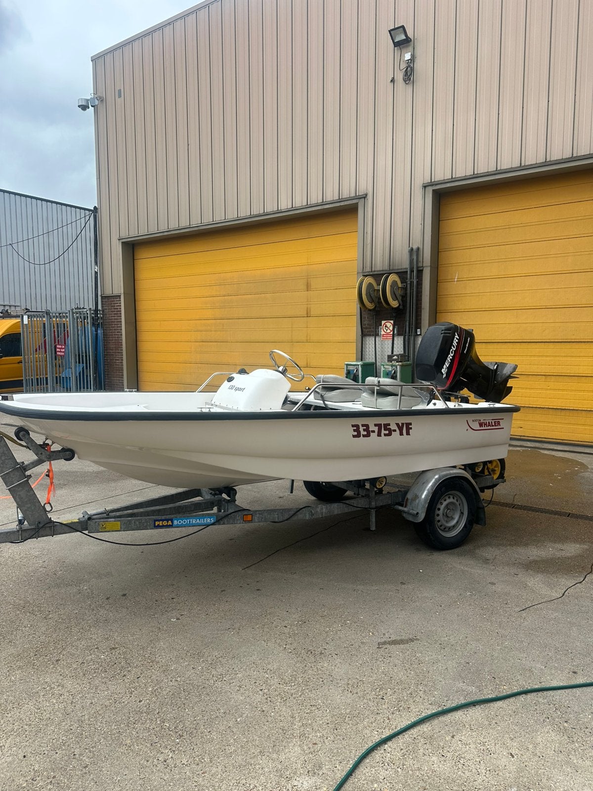 Boston Whaler 130 Sport met Mercury 40PK, Overige merken, Gebruikt, Buitenboordmotor, 20 cm