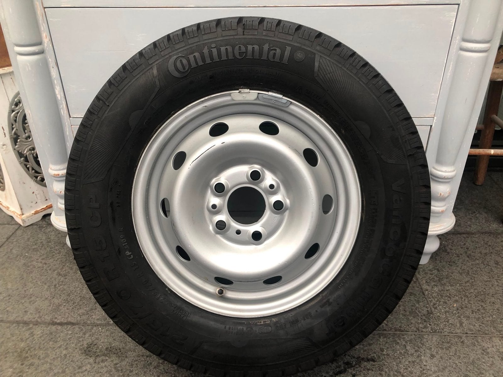 Zomerband (Reservewiel) 215/70 R15 CP op stalen velg 5x118, Auto-onderdelen, Ophalen, 15 inch, Banden en Velgen, Zomerbanden