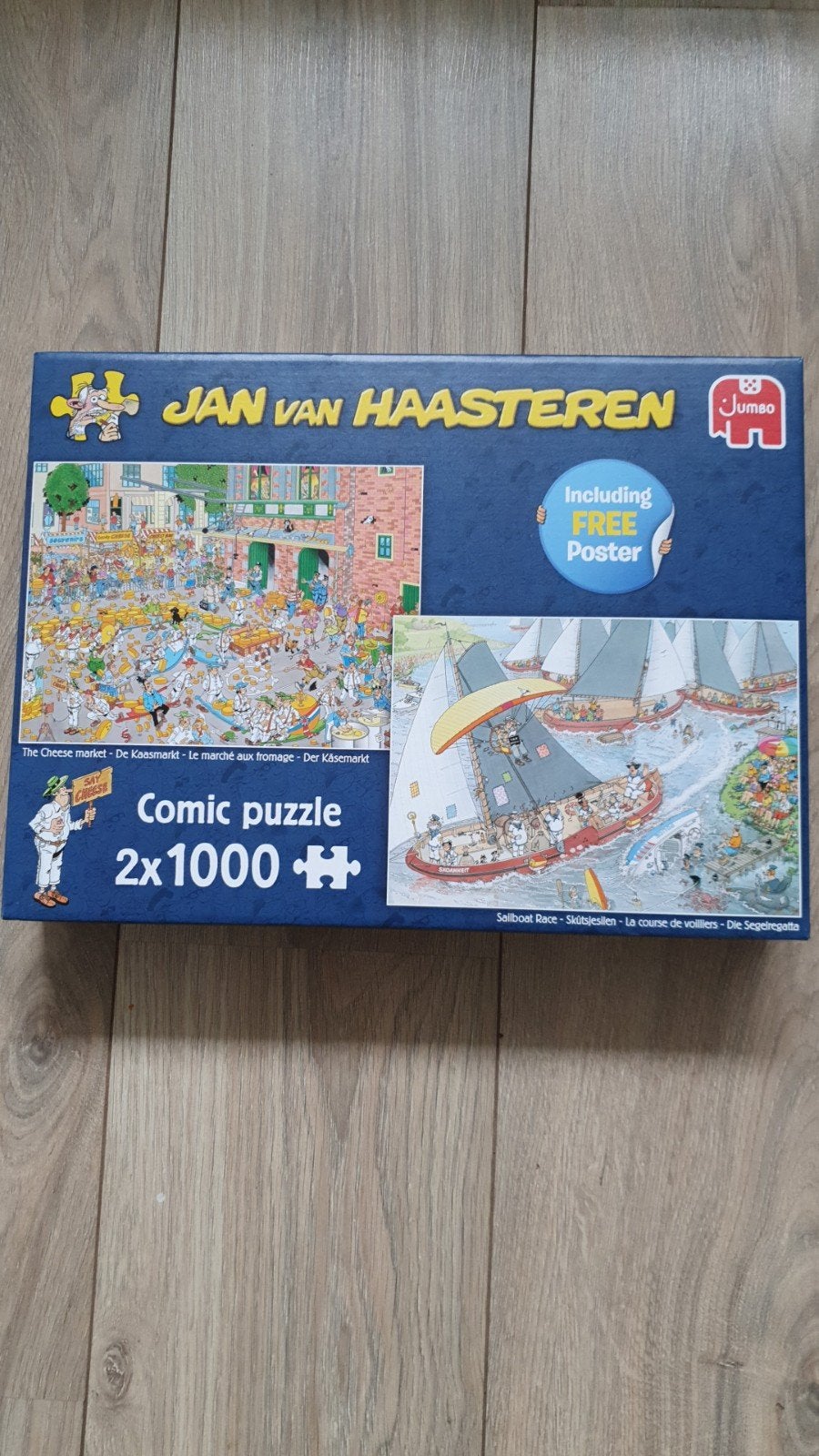 JvH 2 x 1000st De kaasmarkt en Skûtsjesilen, Ophalen of Verzenden, 500 t/m 1500 stukjes, Zo goed als nieuw
