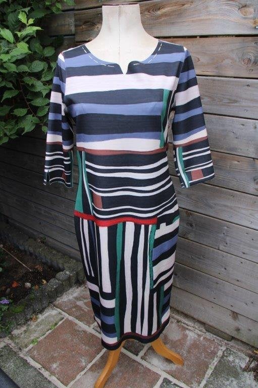 Jurk gekleurd 2 zijdig Lizzy & Coco mt M Vaste prijs, Kleding | Dames, Maat 38/40 (M), Overige kleuren, Ophalen of Verzenden, Lizzy & Coco