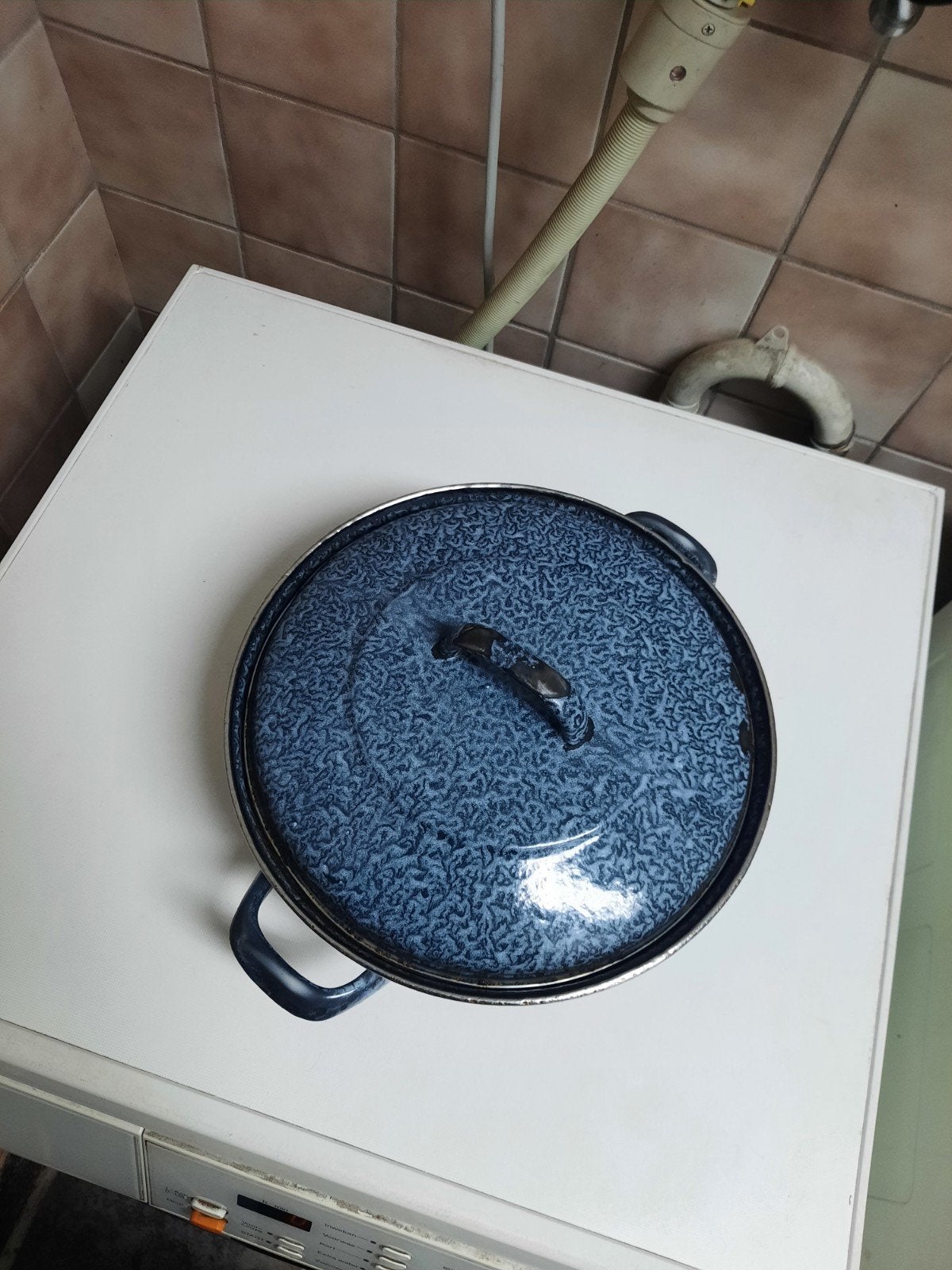 Gewolkte braadpan van emaille BK, Ophalen of Verzenden