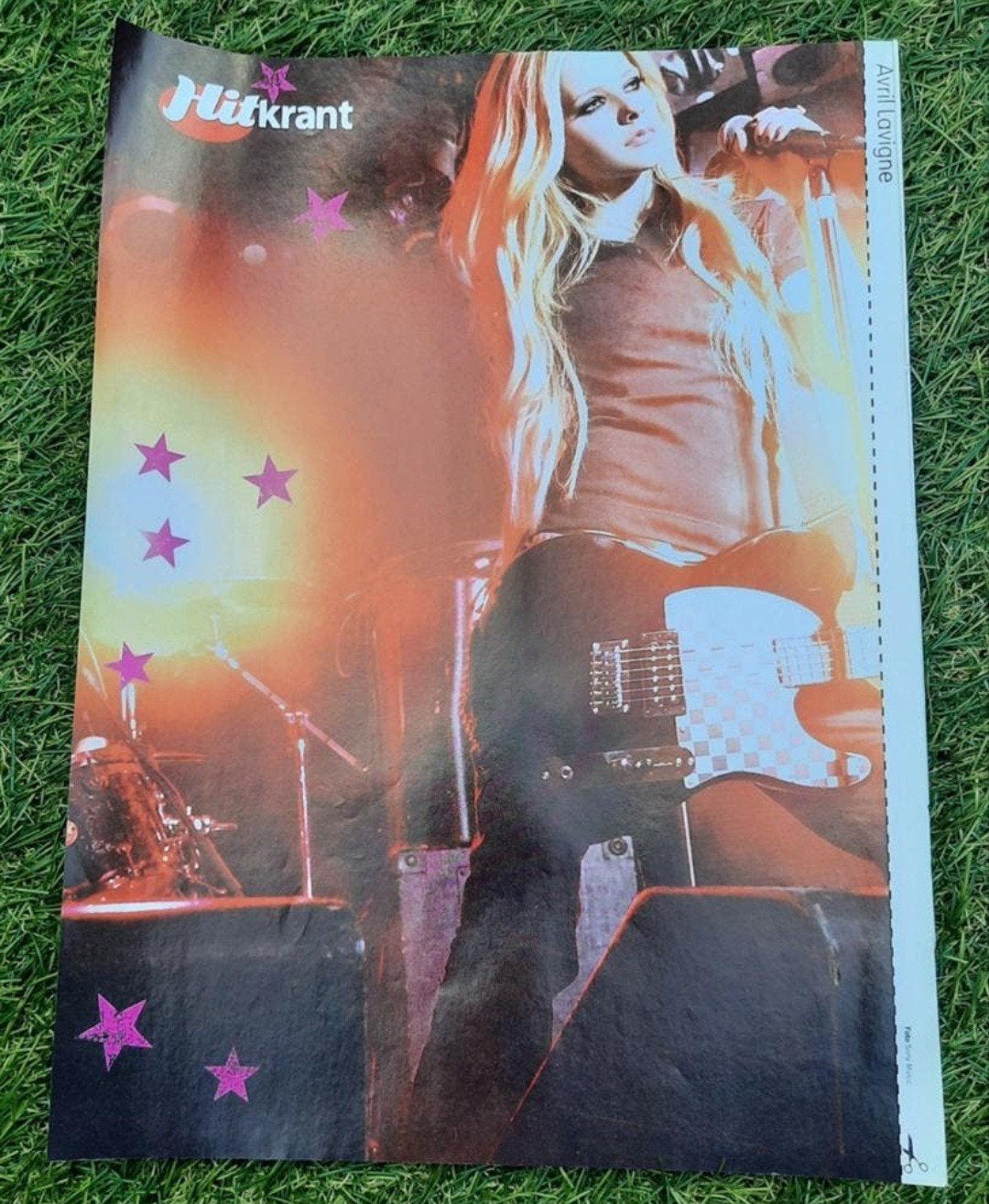 Poster A4 Hitkrant 2008 Avril Lavigne / Jesse McCartney, A4 of kleiner, Ophalen of Verzenden, Muziek, Rechthoekig Staand