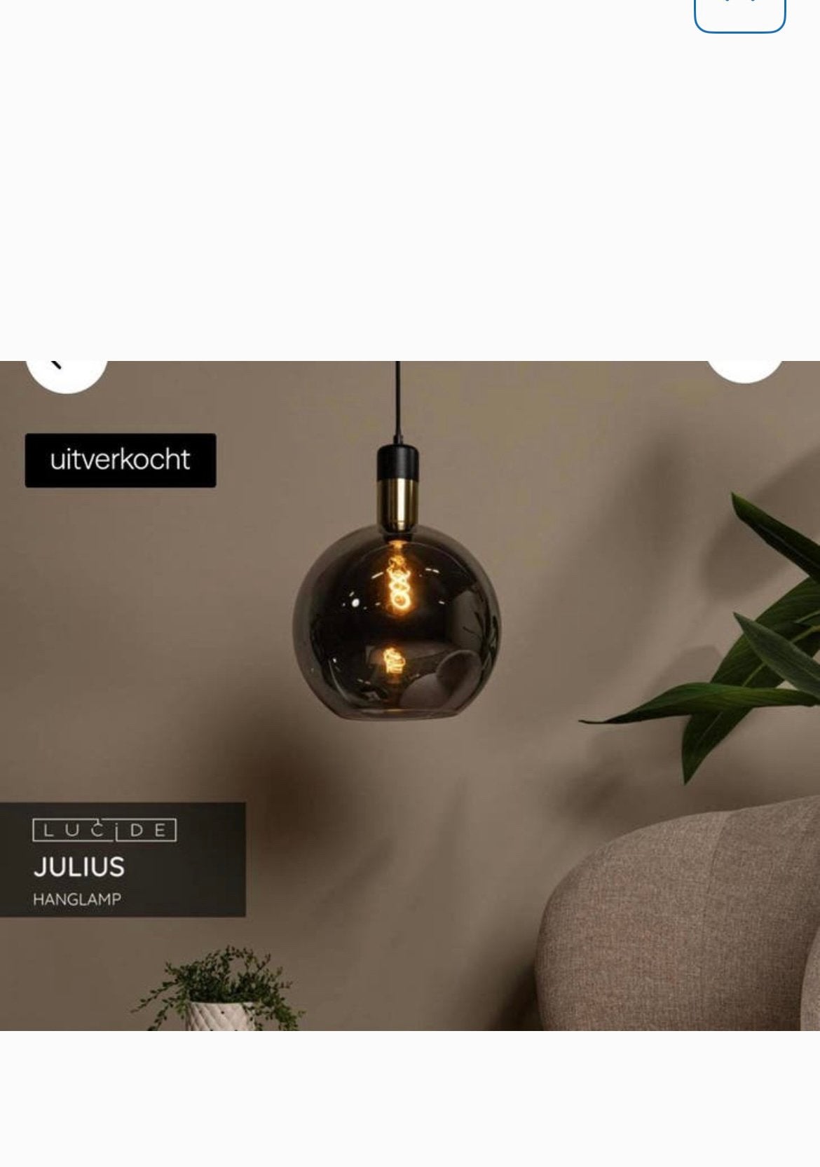 Hotel Chique julius Hanglamp met goud en zwart ø40 cm, Ophalen of Verzenden