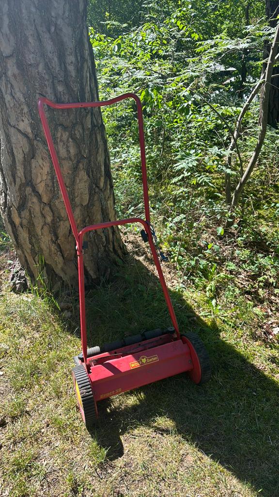 Wolfgarten exacta 38 kooimaaier, Tuin en Terras, Grasmaaiers, Ophalen, Gebruikt, Handgrasmaaier, 30 t/m 39 cm
