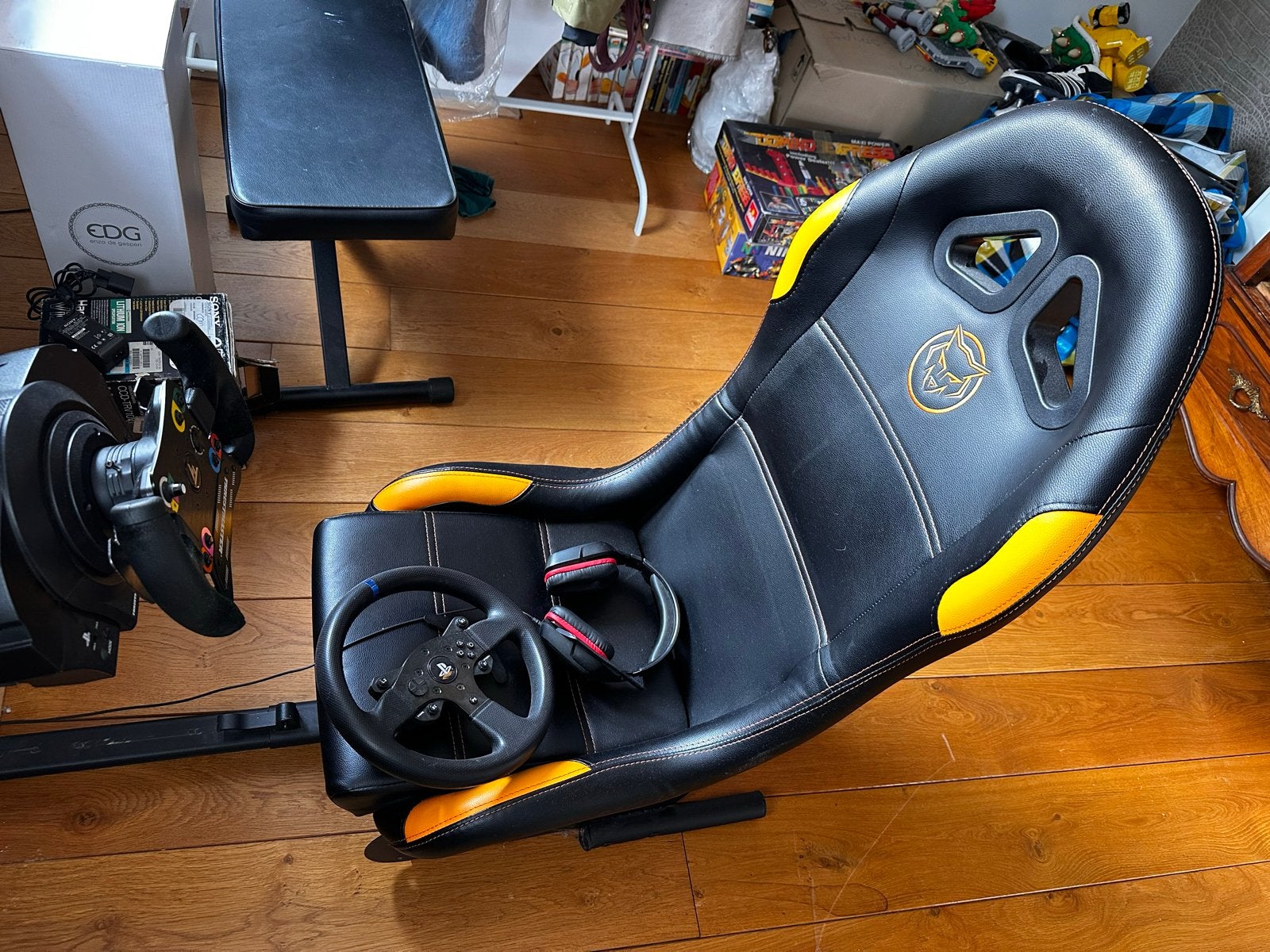 Thrustmaster T300RS GT Edition racestuur met Playseat, Spelcomputers en Games, Ophalen, Overige merken, Gebruikt