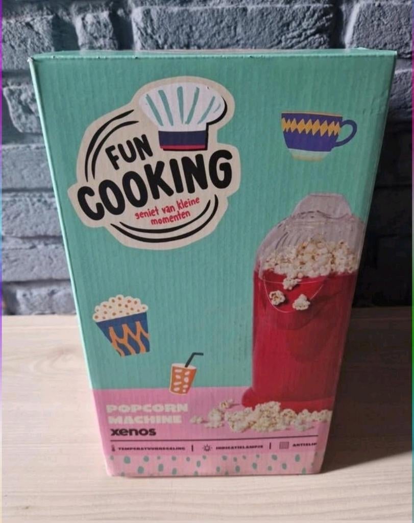 Popcorn machine zgan, Ophalen of Verzenden, Zo goed als nieuw