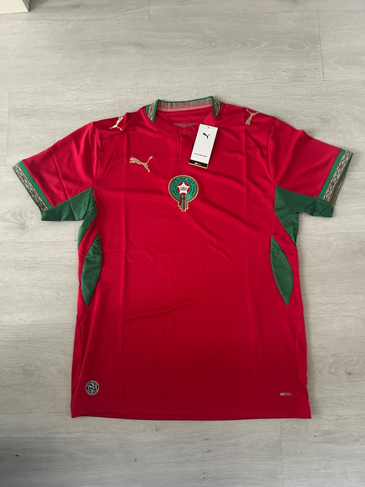 Marokko WK Shirt - Maten M, L, XL beschikbaar, Maat M, Ophalen of Verzenden, Nieuw, Shirt