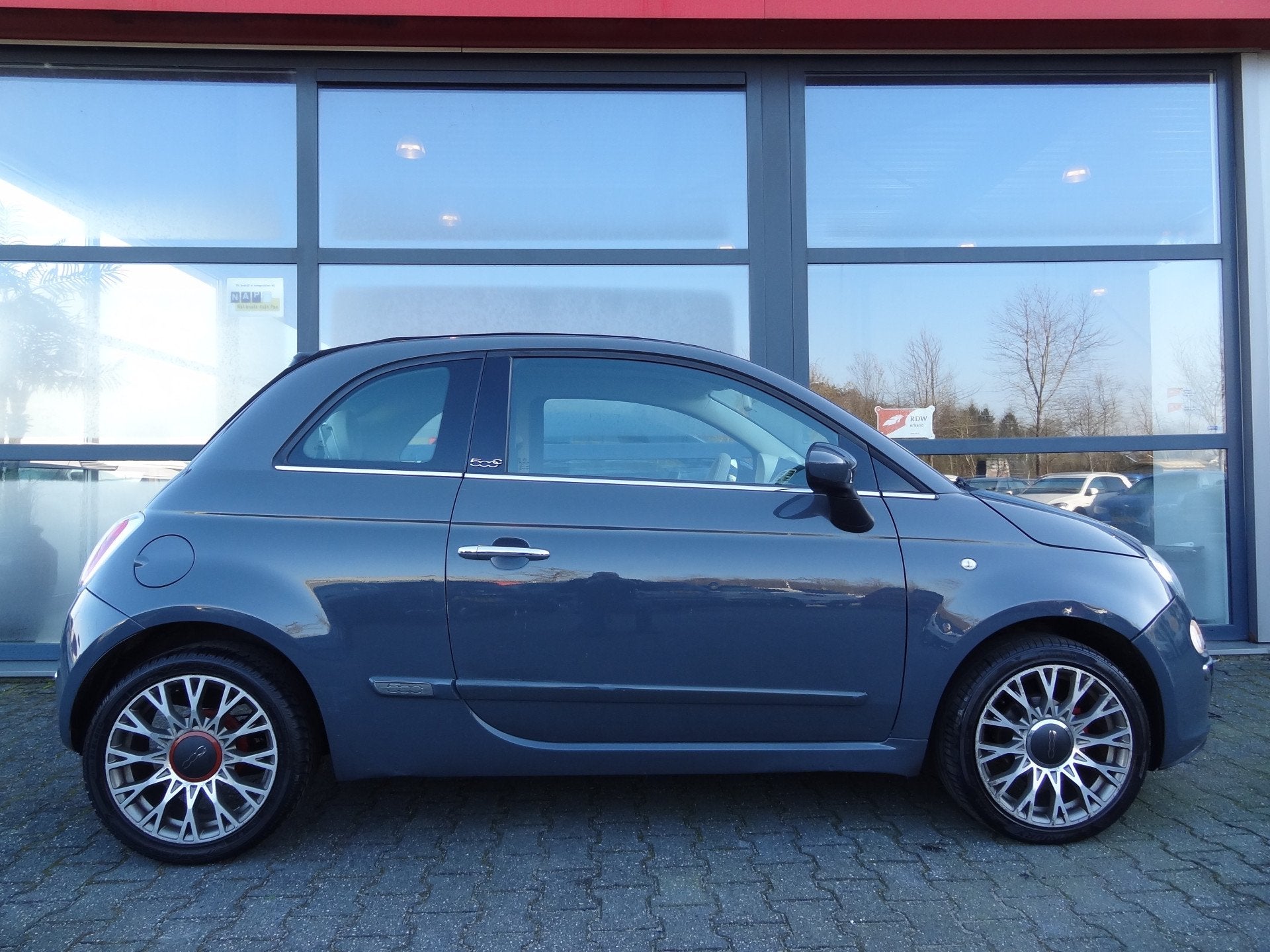 Fiat 500 CABRIO | 1.2 Lounge | CLIMATE CONTROL | LMV | ELEKT, Euro 5, Stof, Gebruikt, 4 cilinders