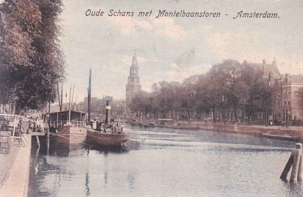 Amsterdam Oude Schans, Rijksmuseum, Ophalen of Verzenden, Voor 1920, Noord-Holland