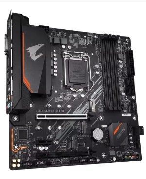 Gigabyte GA B460M AORUS ELITE met Socket LGA 1200