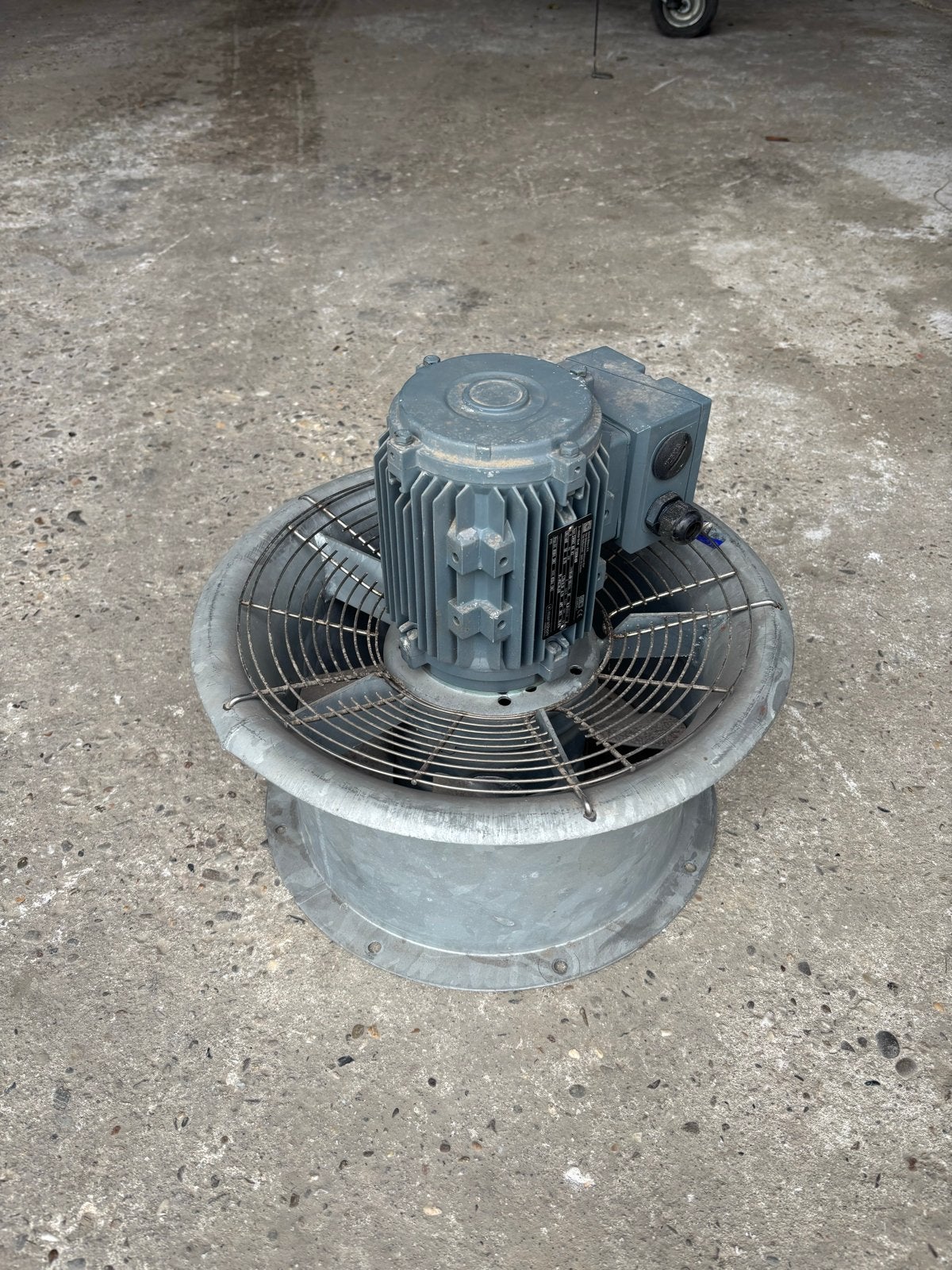 Industriële buisventilator met Marathon Electric motor, Ophalen, Nieuw, Ventilator