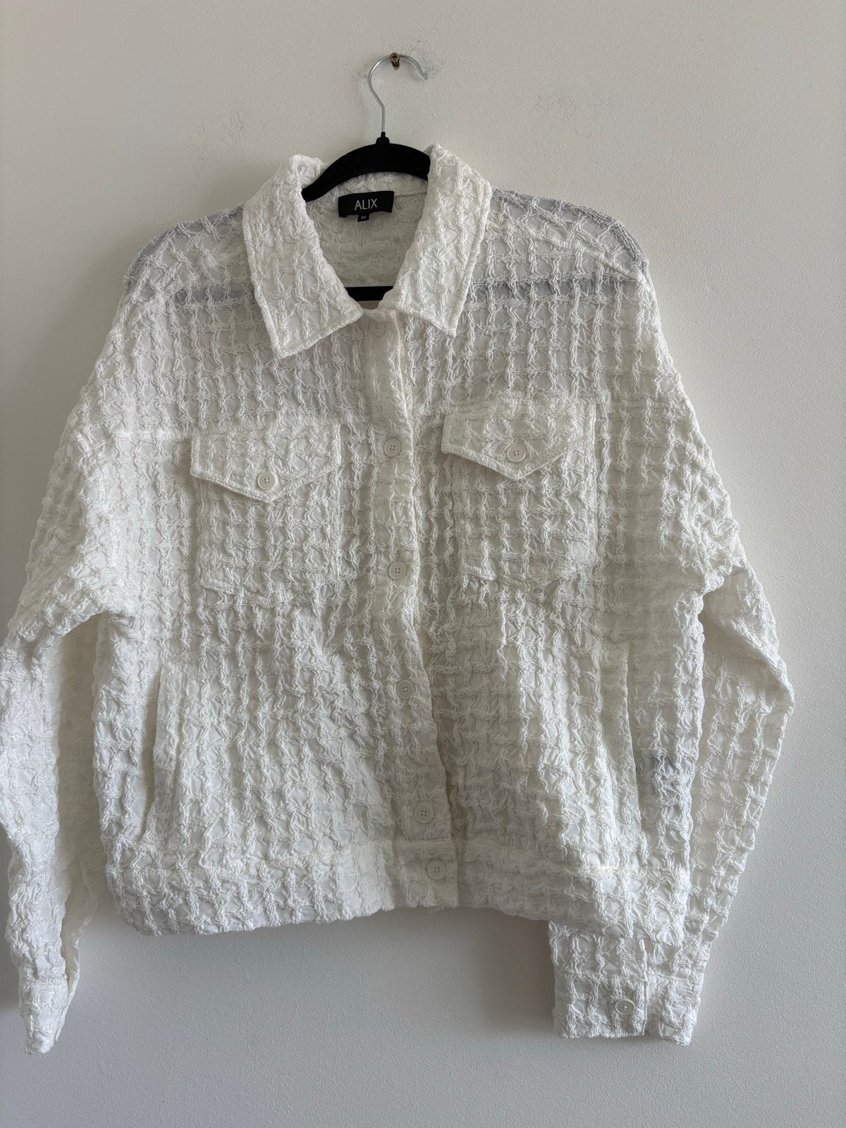 Alix The Label Crème/Wit Gekleurde Zomerjas Maat M, Ophalen of Verzenden, Zo goed als nieuw, Maat 38/40 (M), Wit