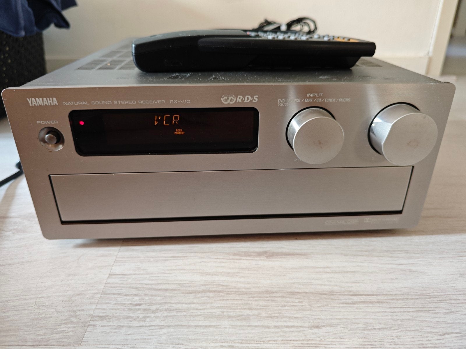 Yamaha RX-V10 Stereo Receiver met Afstandsbediening, Gebruikt, Yamaha, Ophalen of Verzenden, 60 tot 120 watt