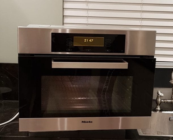 Miele combi oven magnetron, Witgoed en Apparatuur, Magnetrons, Ophalen, Combimagnetron, Crisp, Zo goed als nieuw
