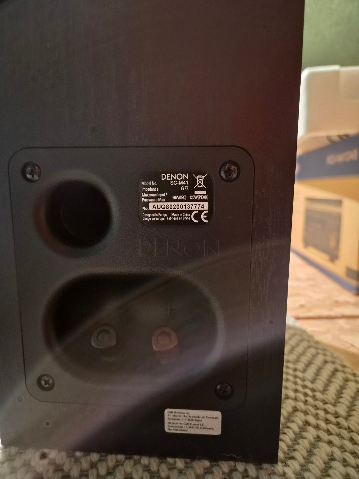 Denon SC-M41 Boekenplank Luidsprekers - Zo goed als nieuw, Ophalen of Verzenden, Zo goed als nieuw, Geschikt voor surround/home cinema