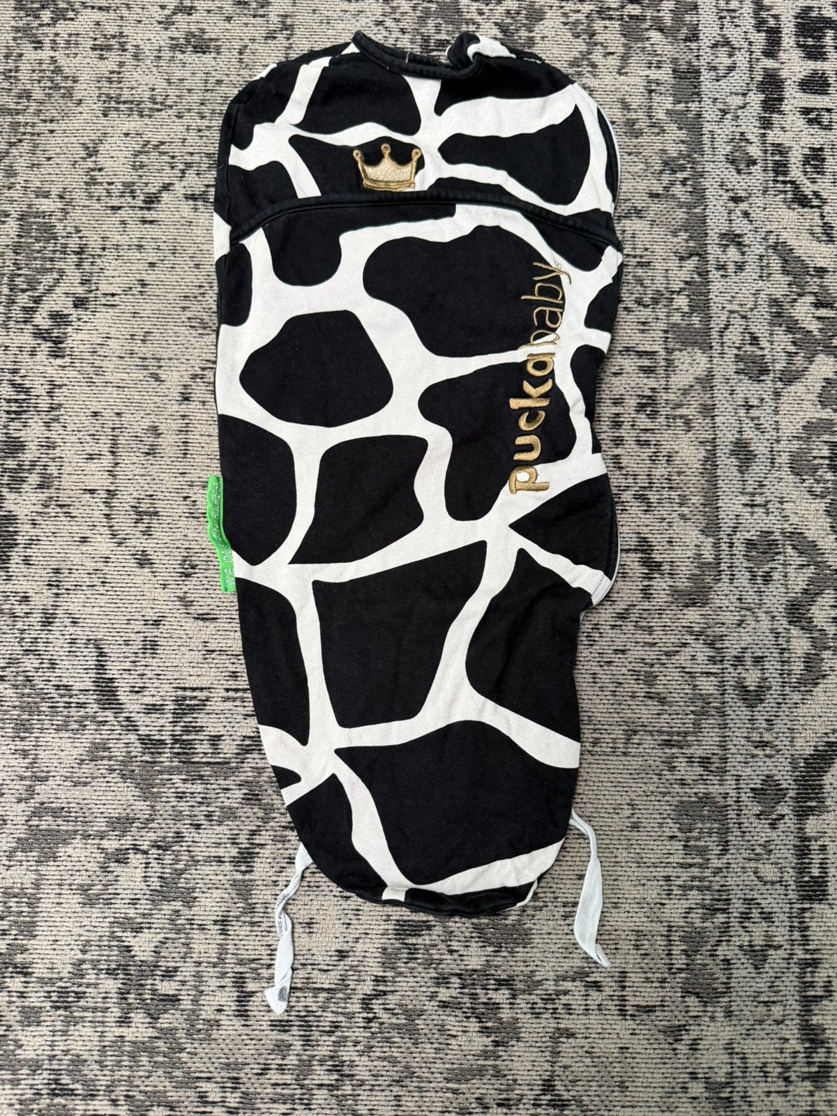 *** Puckababy piep giraffe zwart ***, Kinderen en Baby's, Dekens, Slaapzakjes en Inbakerproducten, Ophalen of Verzenden, Zo goed als nieuw